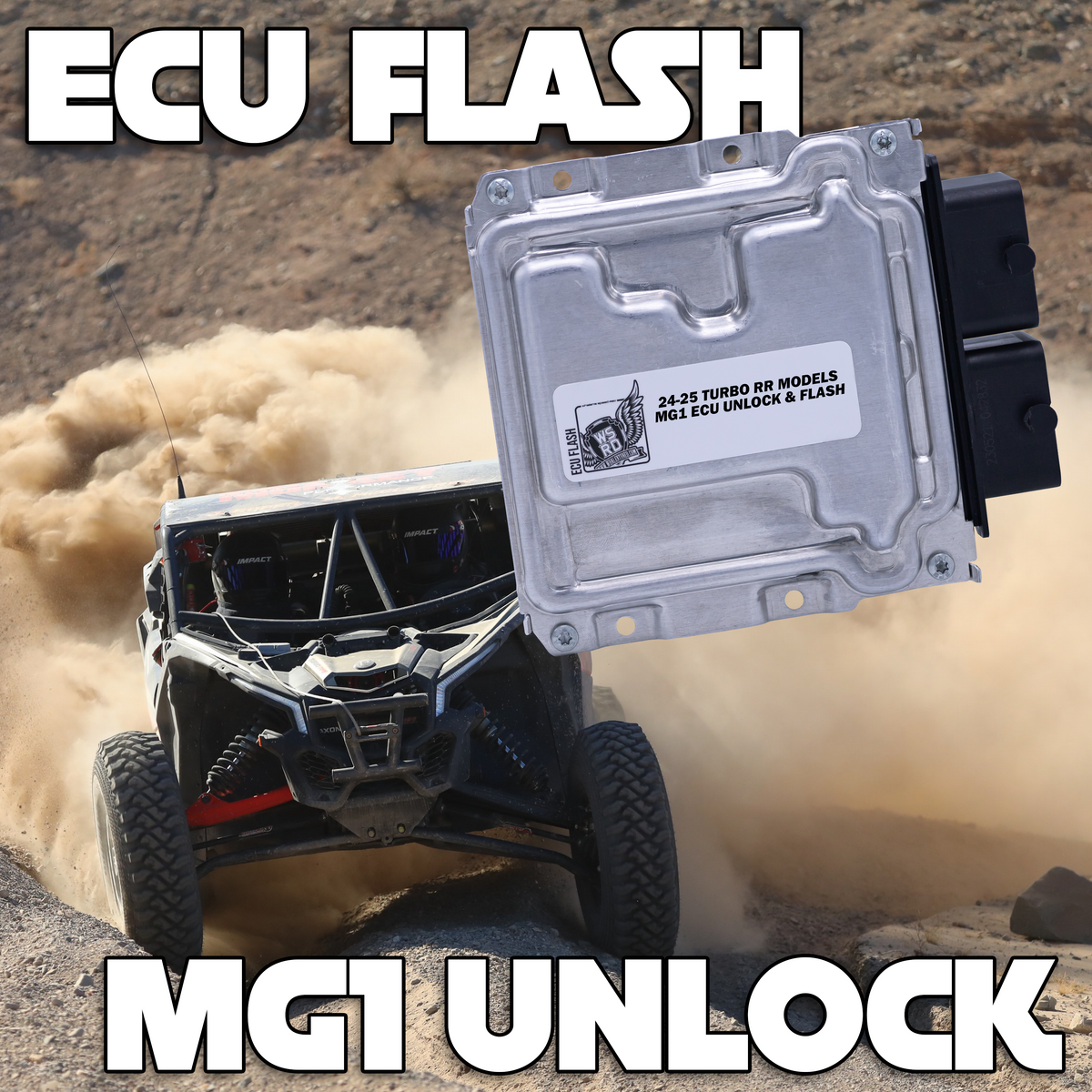 WSRD Stock Injector MG1 ECU Unlock & Flash | 2024-2025 Can-Am X3 Turbo RR (233HP-247HP)