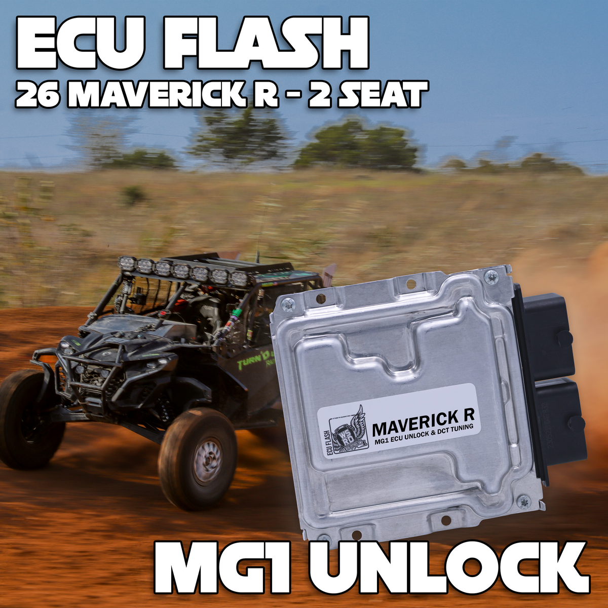 WSRD Stock Injector MG1 ECU Unlock & DCT Transmission Tuning | 2026 Maverick R - 2 Seat (274-333HP)