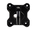 Polaris RZR XP1000 / Turbo Pull Plate / Radius Rod Plate Our Pull plate is machined from a solid piece of aircraft grade 6061 T-6 1.5"x 8" Aluminum bar stock. We then machine both pieces, send them out for anodize and then round all of our corners to give it a look that really pops and will wow anyone
