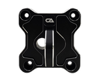 Polaris RZR XP1000 / Turbo Pull Plate / Radius Rod Plate Our Pull plate is machined from a solid piece of aircraft grade 6061 T-6 1.5"x 8" Aluminum bar stock. We then machine both pieces, send them out for anodize and then round all of our corners to give it a look that really pops and will wow anyone